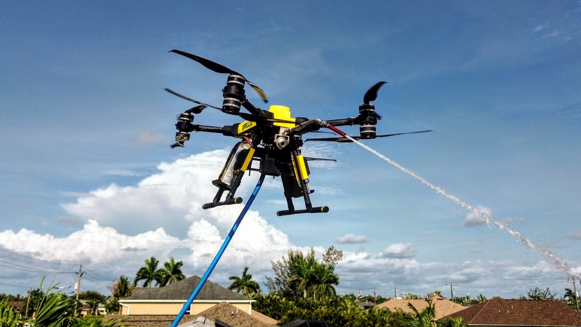 Drone Pressure Washing Banner