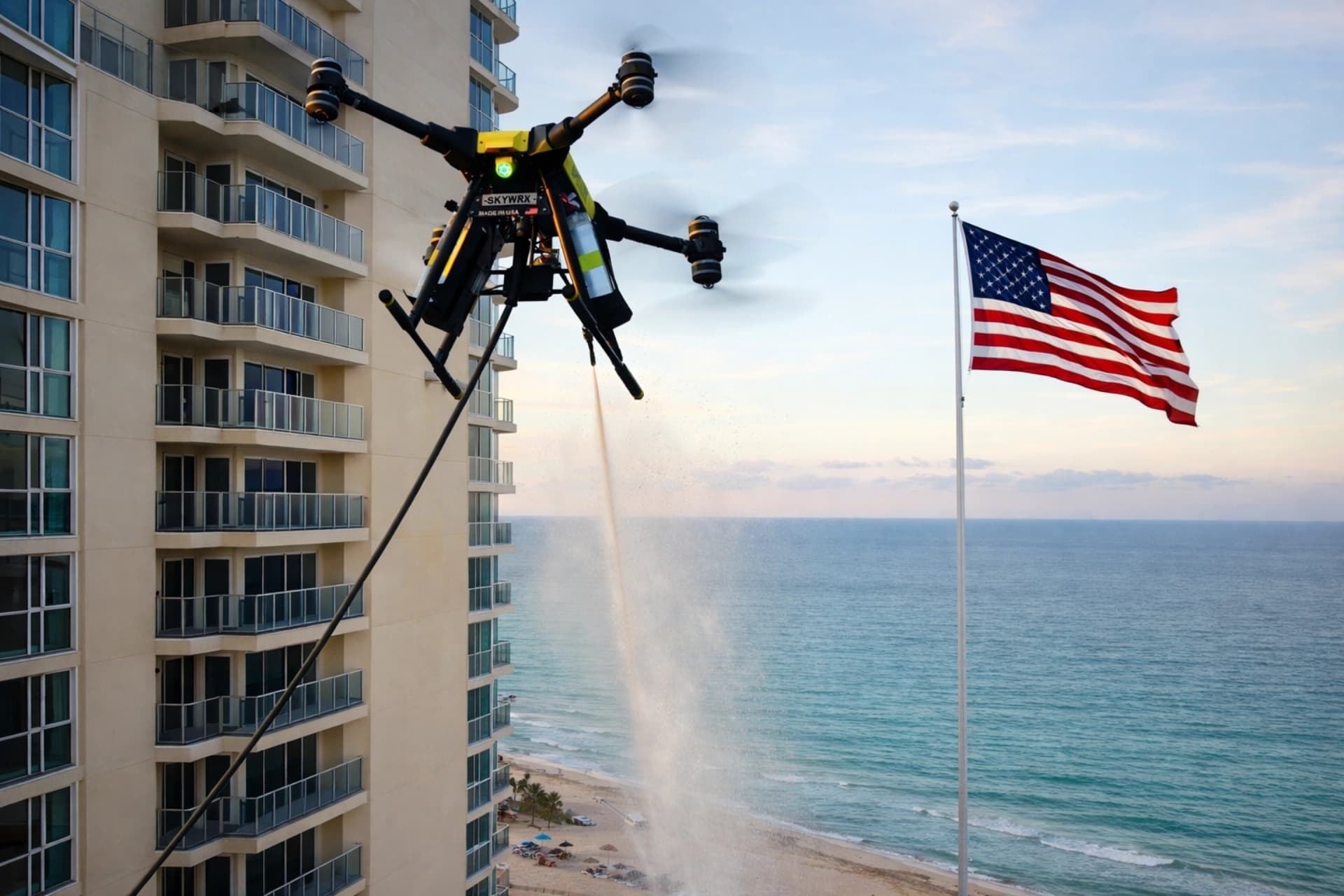 Drone Pressure Washing Banner