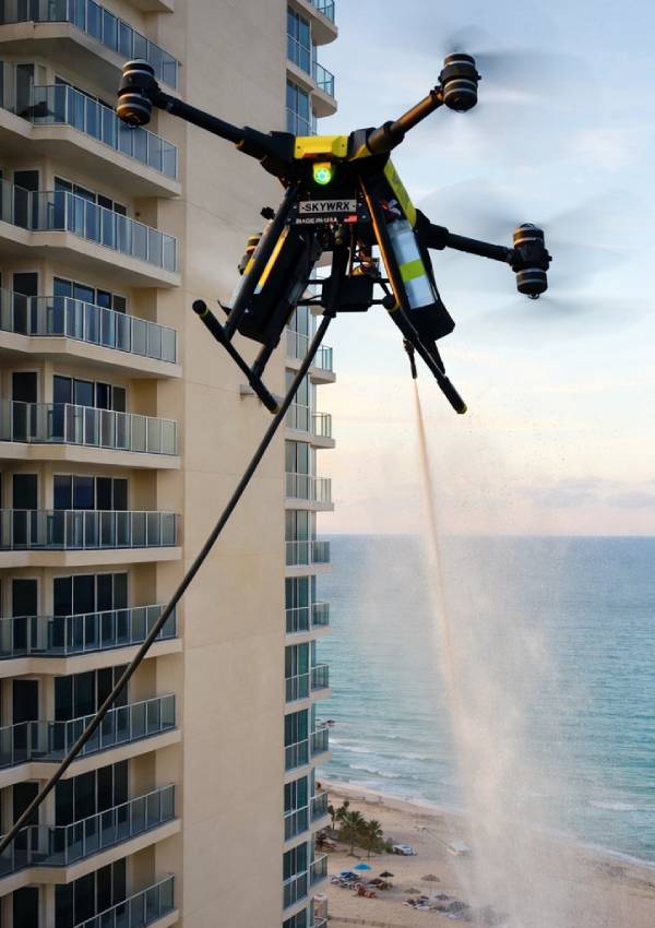 Drone Pressure Washing Content Image